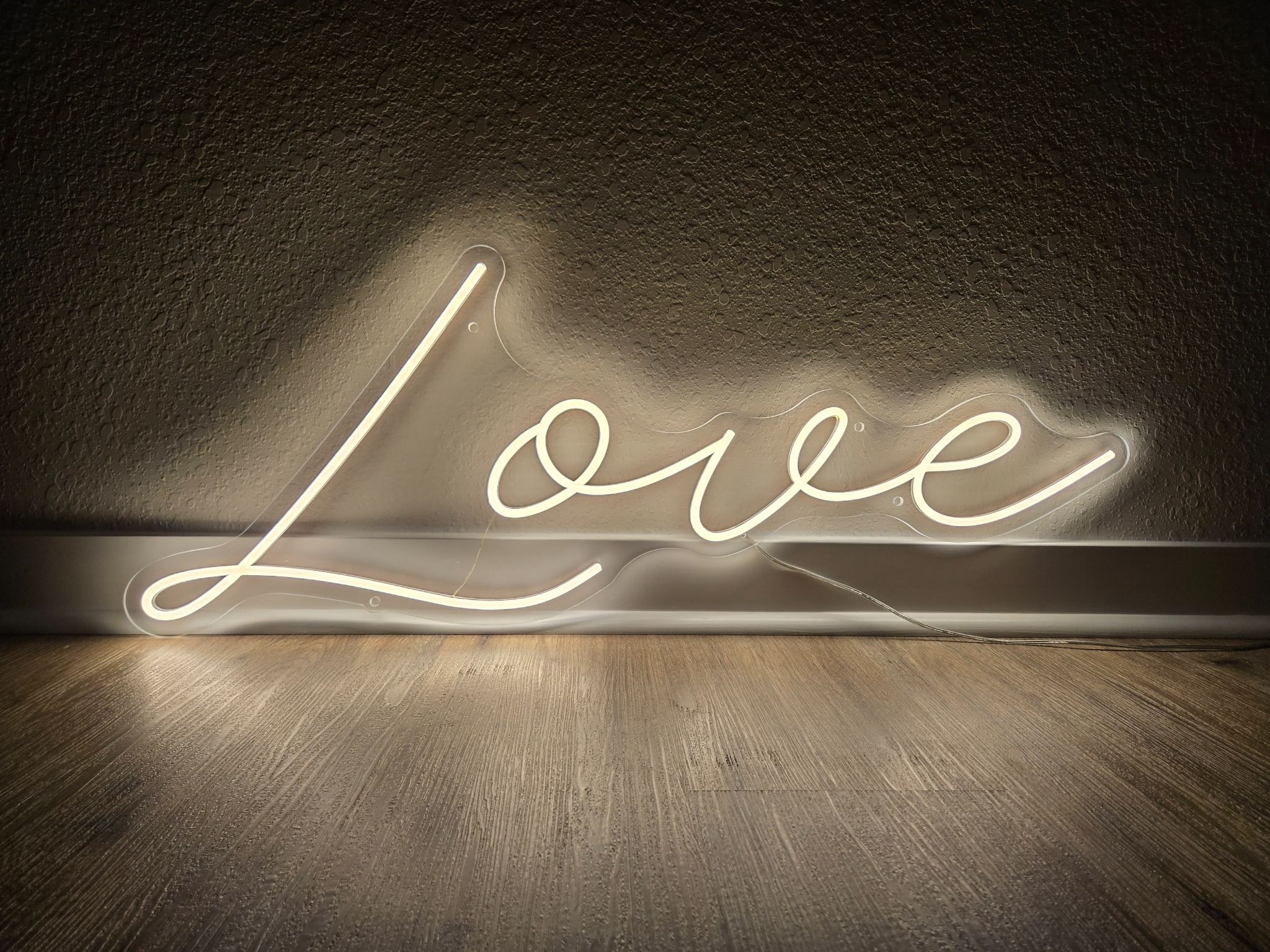Warm white Love neon sign